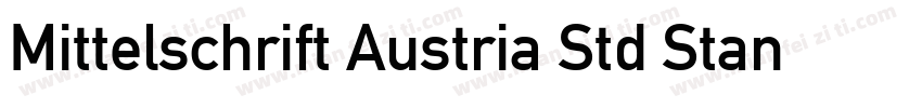Mittelschrift Austria Std Standard字体转换